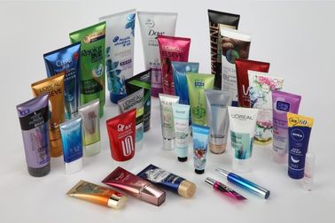 각인을 가진 빈 화장용 포장 관 포장에 의하여 결합되는 Flexo