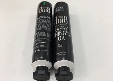 QS 65g 알루미늄 장벽은 까만 잉크로 포장하는 치약 튜브를 박판으로 만들었습니다