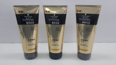 200ml 코팅 알루미늄은 모자 200ml에 고쳐진 화장품 포장 관을 튀깁니다 박판으로 만들었습니다