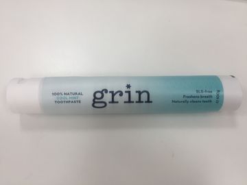 소프트 터치 둥근 100g 치약 ABL는 오프셋 인쇄를 가진 관을 박판으로 만들었습니다